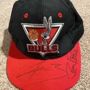 Signed Chicago Bulls hat